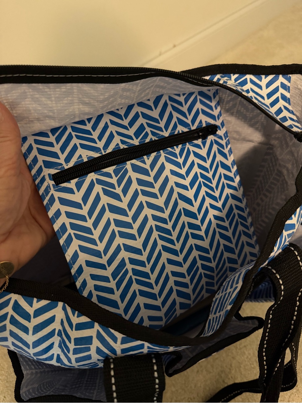 Scout Blue Patterned Women’s Tote Bag - Versatile Carryall
